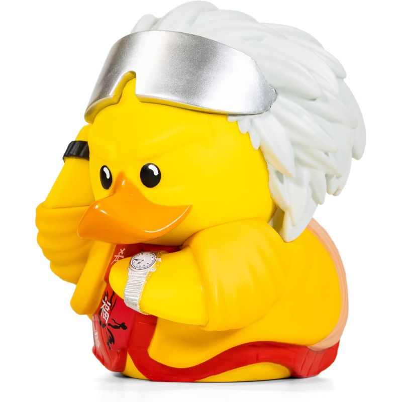 Retour Vers le Futur - Figurine canard TUBBZ Doc Brown 2015 Boxed Edition 10 cm