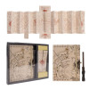 Harry Potter - Set Carnet lumineux Marauder's Map + Stylo baguette