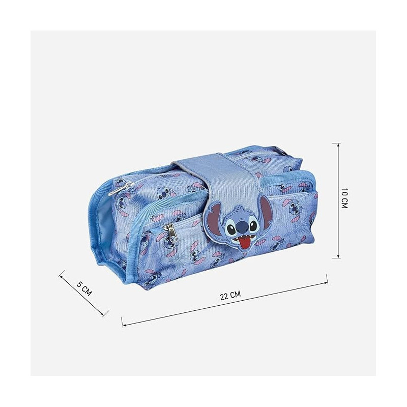 Disney - Trousse triple scolaire Stitch