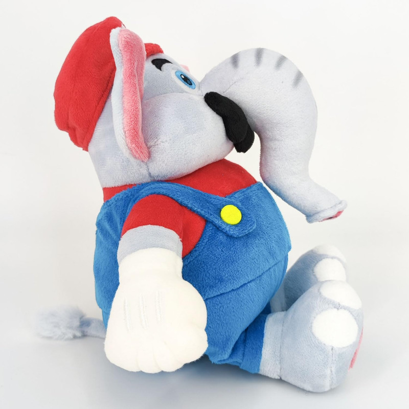 Super Mario Wonder - Peluche 27 cm : Mario éléphant