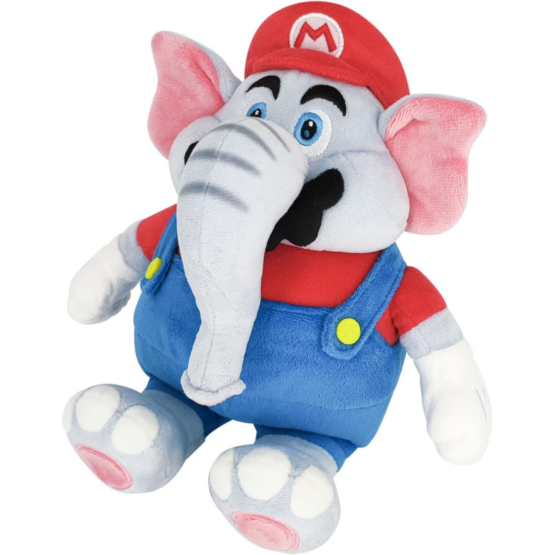 Super Mario Wonder - Peluche 27 cm : Mario éléphant