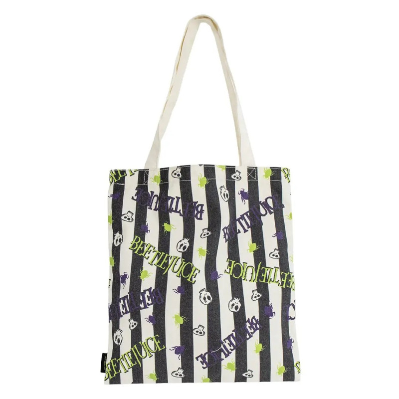 Beetlejuice - Sac shopping Rayures