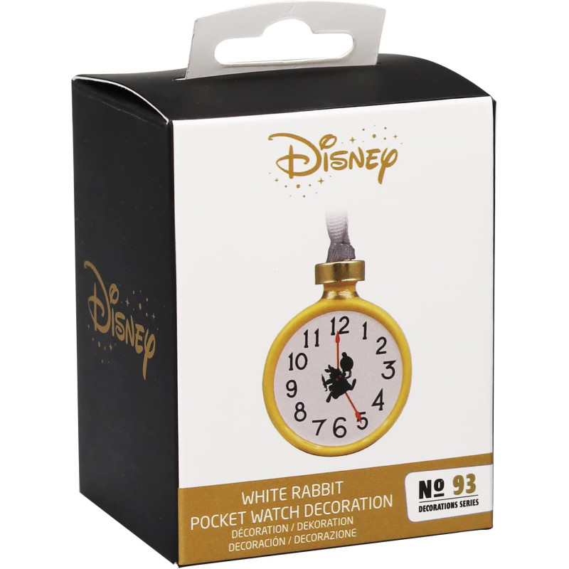 Disney : Alice au Pays des Merveilles - Ornement de sapin Montre Lapin Blanc