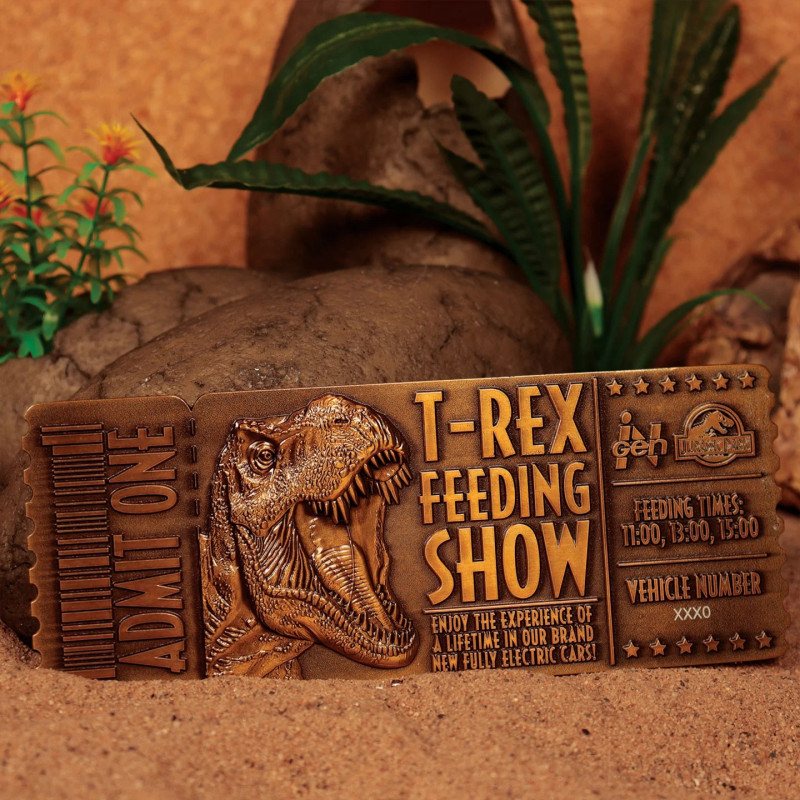 Jurassic Park - Réplique 1/1 Feeding Show Ticket 5000 exemplaires