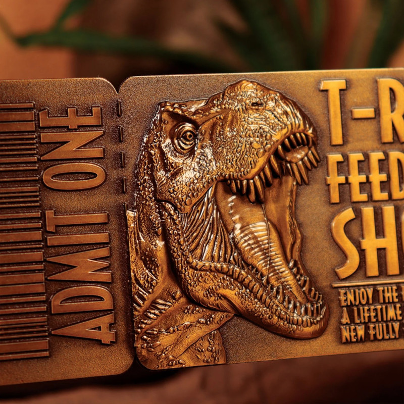 MARS 2025 : Jurassic Park - Réplique 1/1 T-Rex Feeding Show Ticket 5000 exemplaires