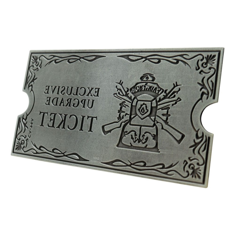 AVRIL 2025 : Resident Evil 4 - Réplique 1/1 Metal Exclusive Upgrade Ticket 2005 exemplaires