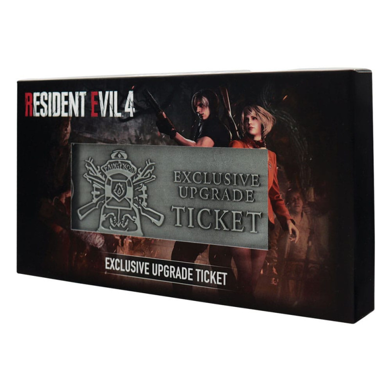 AVRIL 2025 : Resident Evil 4 - Réplique 1/1 Metal Exclusive Upgrade Ticket 2005 exemplaires