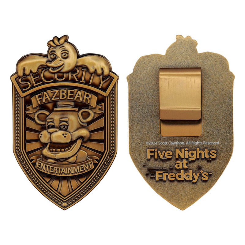 MARS 2025 : Five Nights at Freddy's - Réplique Security Badge 2014 exemplaires