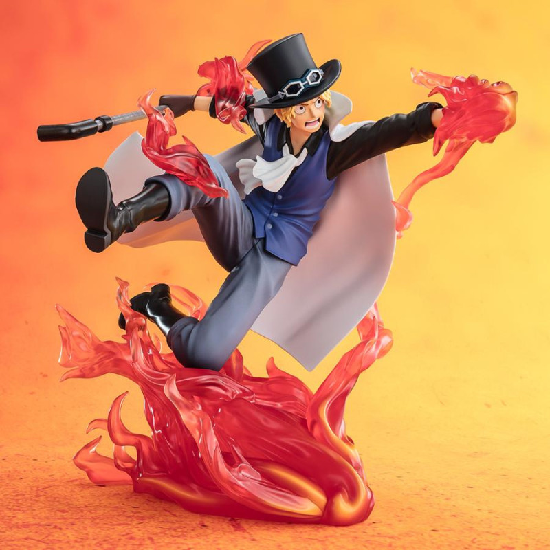 One Piece - Figurine Figuarts ZERO Extra Battle Sabo Fire Fist Rook Check 19 cm