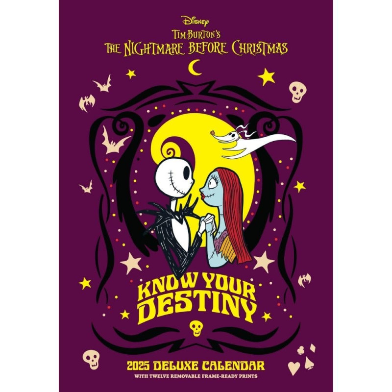 Nightmare Before Christmas - Calendrier 2025 Format A3