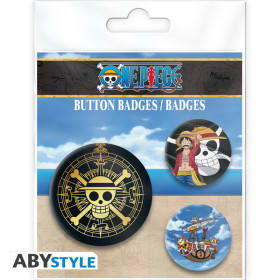 One Piece - Set de 3 badges