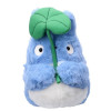 Mon voisin Totoro - Coussin peluche Nakayoshi Totoro Bleu avec feuille 18 cm