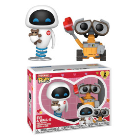 Disney / Pixar - Pop! Pocket Valentines - 2-Pack Wall-E & Eve