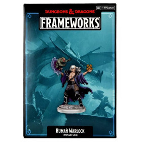 Dungeons & Dragons - Frameworks - Figurine miniature à peindre Human Warlock Male