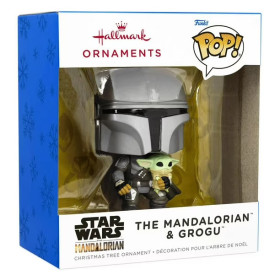 Star Wars : The Mandalorian - Pop! - Ornement de sapin Mando & Grogu