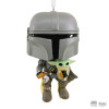 Star Wars : The Mandalorian - Pop! - Ornement de sapin Mando & Grogu