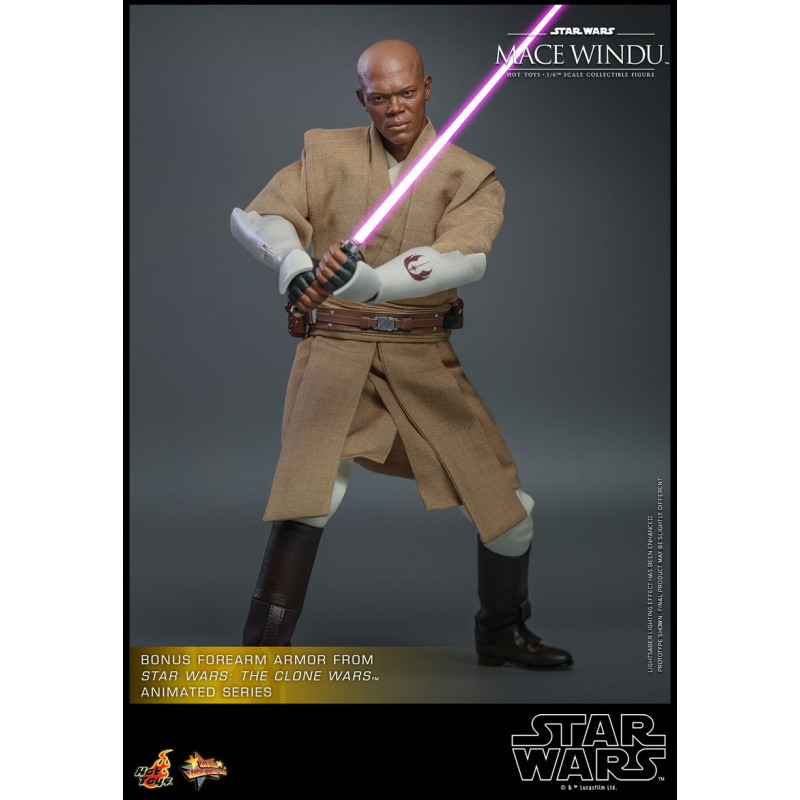 Star Wars : Episode II - Figurine Mace Windu Hot Toys