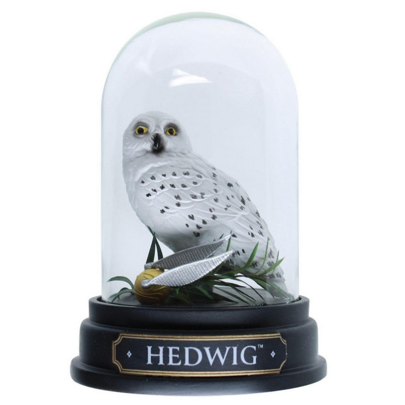 Harry Potter - Figurine sous cloche Hedwige