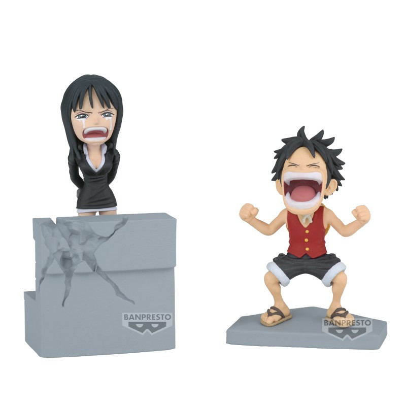 One Piece - Figurine WCF Log Stories : Luffy et Nico Robin