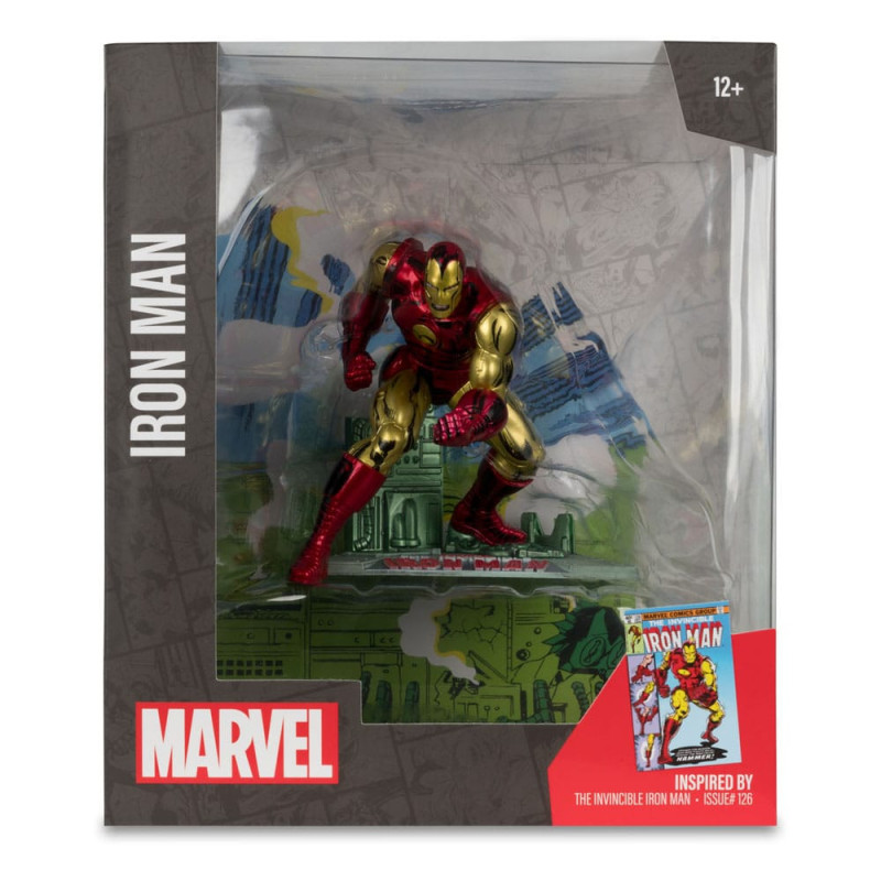 Marvel Collection - Statue PVC 1/10 Iron Man (The Invincible Iron Man n°126) 11 cm