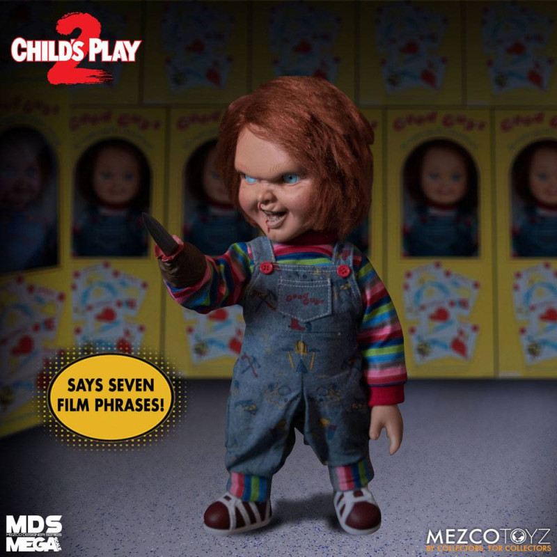 Child's Play 2 - Figurine parlante Designer Series Menacing Chucky 38 cm