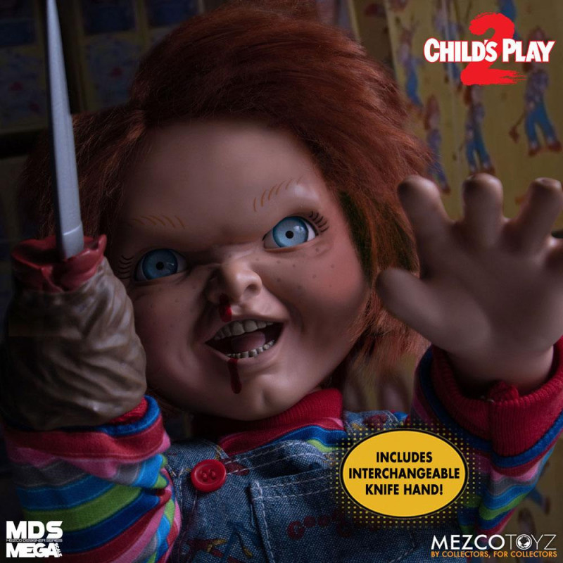 Child's Play 2 - Figurine parlante Designer Series Menacing Chucky 38 cm