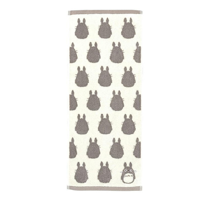 Mon voisin Totoro - Serviette torchon Silhouette Gris 33 x 80 cm