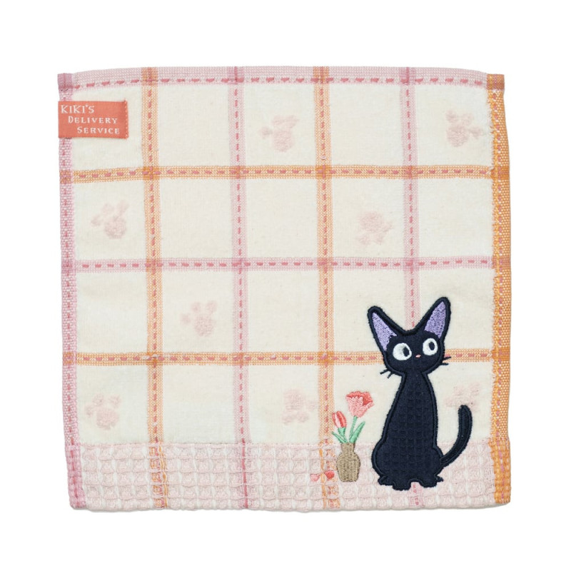 Kiki la Petite Sorcière - Serviette gauffrée Jiji 25 x 25 cm