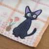 Kiki la Petite Sorcière - Serviette gauffrée Jiji 25 x 25 cm