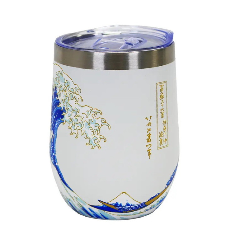 Hokusai - Mug de voyage isotherme La Grande Vague de Kanagawa