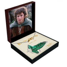 Lord of the Rings - Set Répliques Anneau unique et broche elfique de Frodo