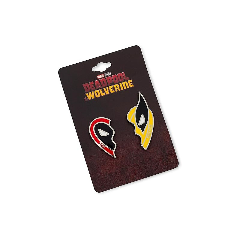 Marvel - Set de 2 pins Deadpool & Wolverine Best Friends