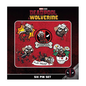 Marvel : Deadpool & Wolverine - Set de 6 pins Dogpool