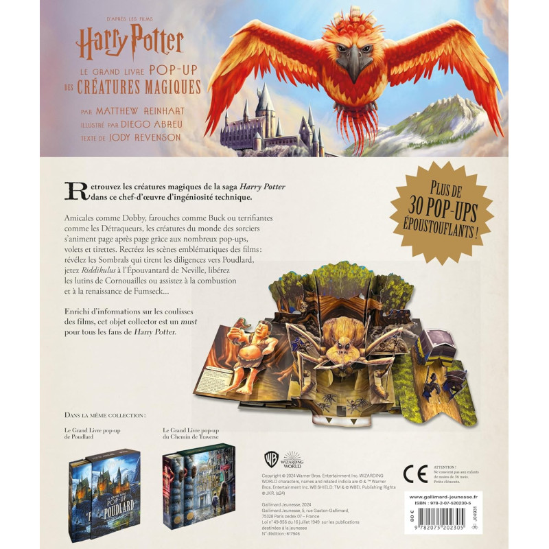 Harry Potter - Le grand livre pop-up des Créatures Magiques