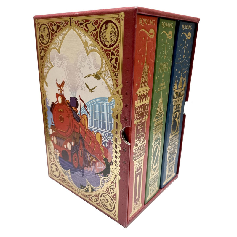 Harry Potter - Coffret MinaLima Livres 1 à 3