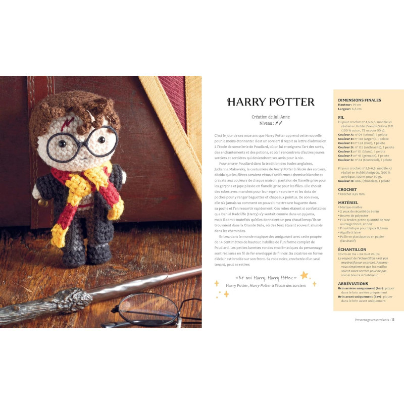 Harry Potter : La magie du crochet Amigurumi