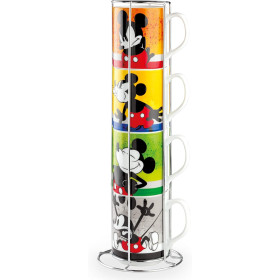 Disney - Set de 4 mugs empilables Mickey