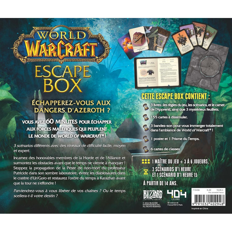 World of Warcraft - Jeu de société Escape Box