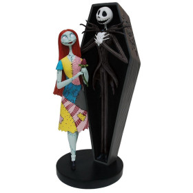 Nightmare Before Christmas - Showcase - Statue Jack & Sally Coffin