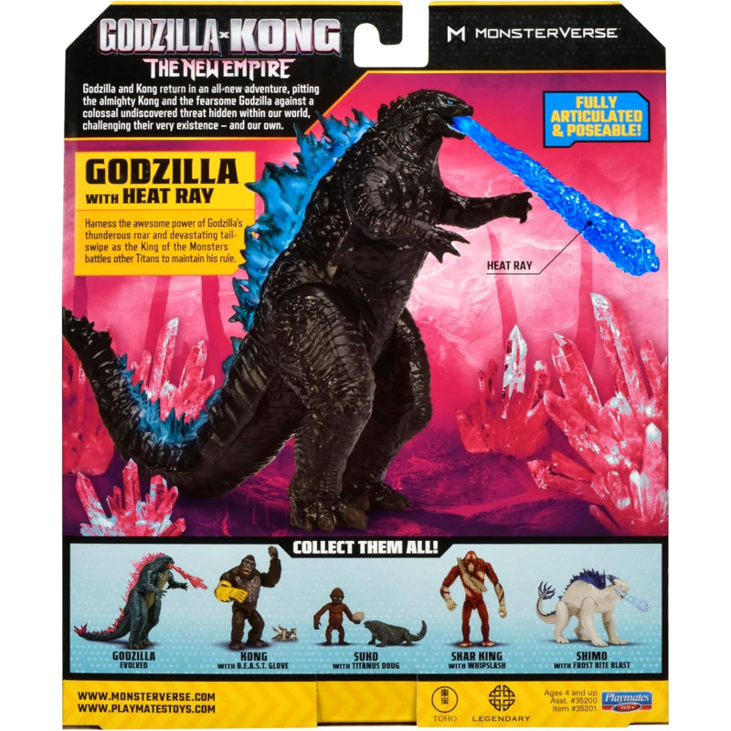 Godzilla x Kong: The New Empire - Figurine Godzilla Evolved with Heat Ray 15 cm