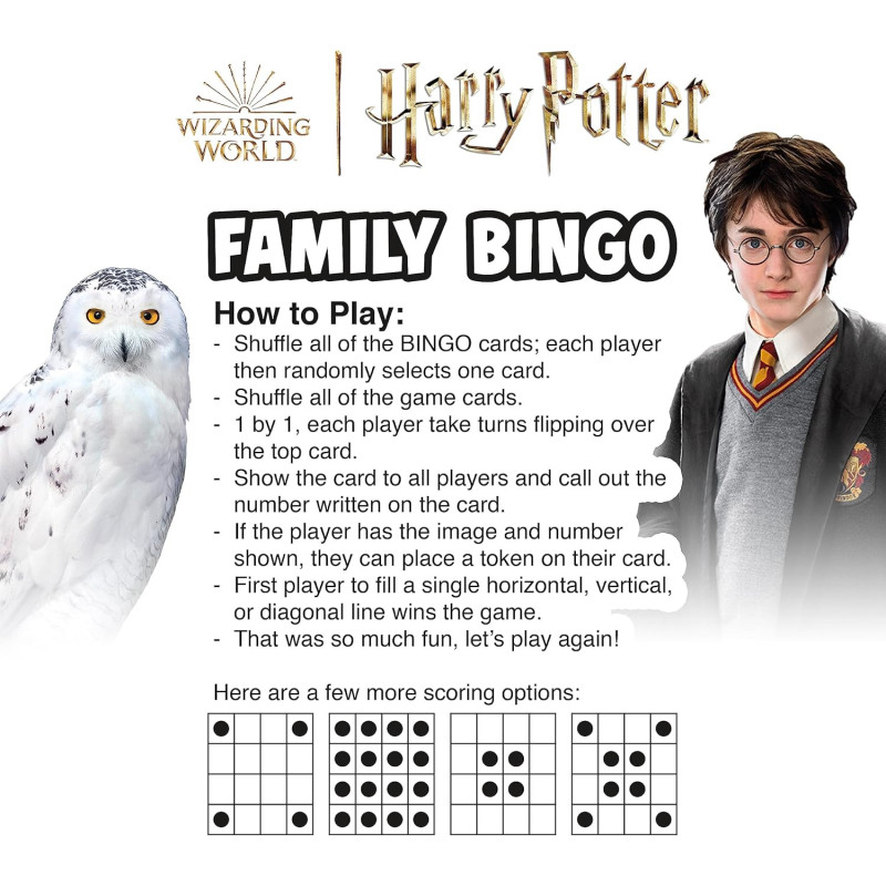 Harry Potter - Jeu de société Family Bingo