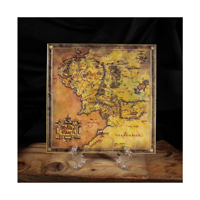 Lord of the Rings - Médaillon Metal Map 5000 exemplaires