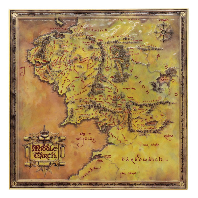 MAI 2025 : Lord of the Rings - Médaillon Metal Map 5000 exemplaires