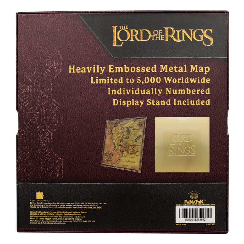 MAI 2025 : Lord of the Rings - Médaillon Metal Map 5000 exemplaires