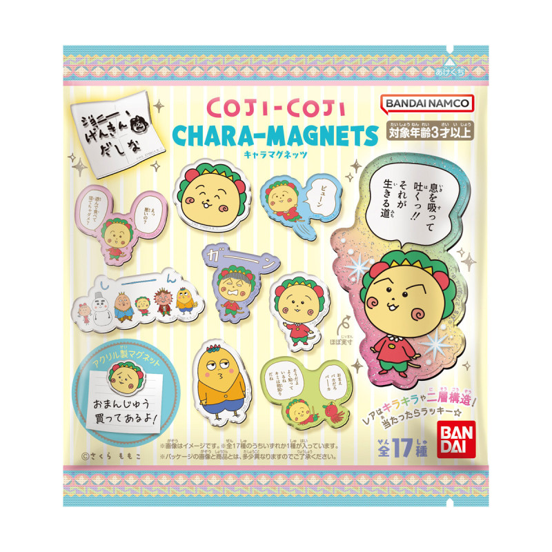 Coji-Coji - Aimant Chara-magnet 1 EXEMPLAIRE ALEATOIRE