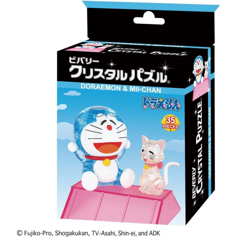 Doraemon - Puzzle Crystal Doraemon & Mii-chan 35 pièces