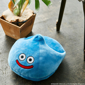 Dragon Quest - Grand coussin chausson Slime