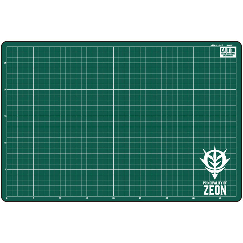 Gundam - Tapis de découpe A3 Principality of Zeon Army