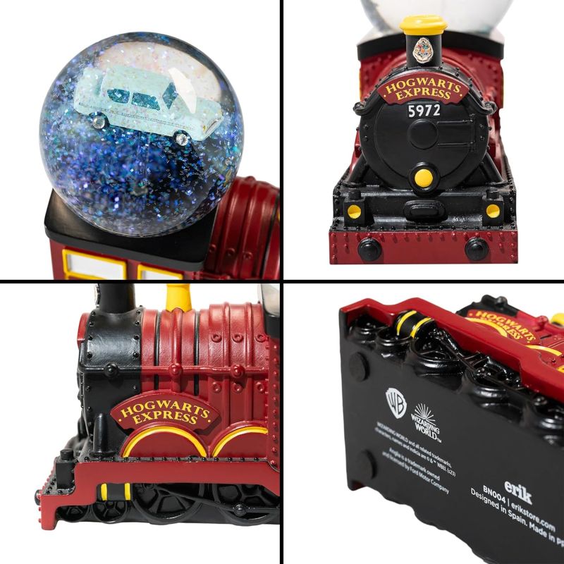 Harry Potter - Boule à neige Hogwarts Express et Ford Anglia