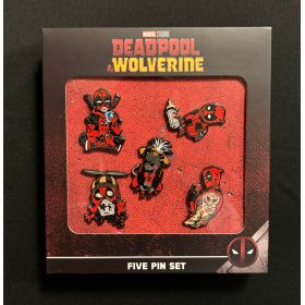 Marvel : Deadpool & Wolverine - Set de 5 pins Family